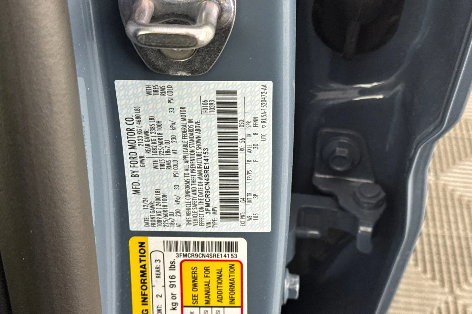 Used 2025 Azure Gray Metallic Ford Outer Banks image 33