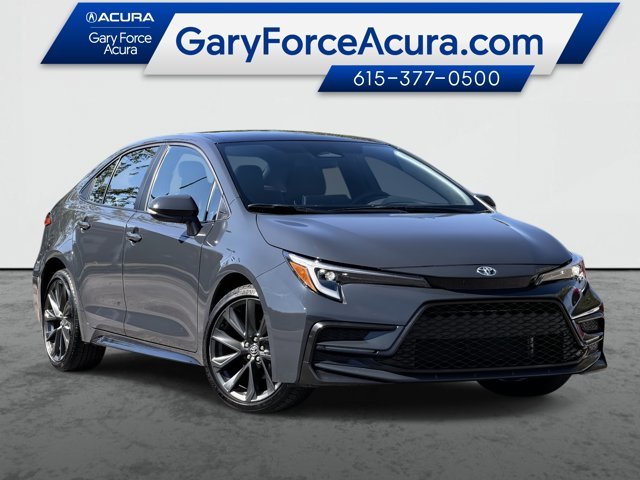 Used 2025 Midnight Black Metallic Toyota SE image 1