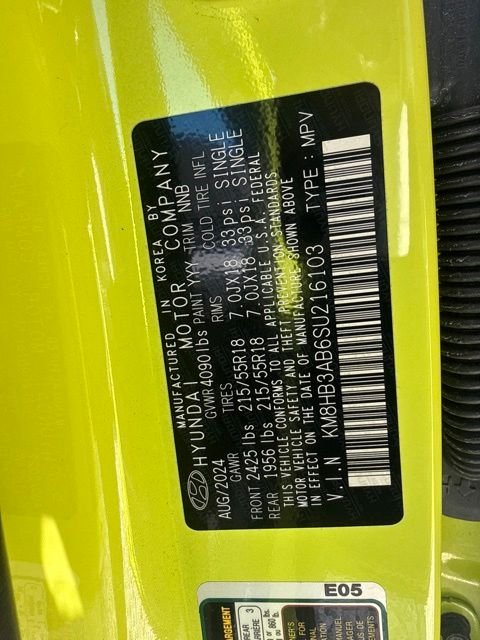 Used 2025 Yellow Hyundai SEL image 14
