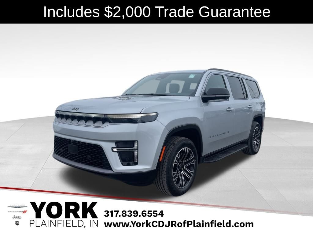 Silver-Zynith Exterior Paint 2026 Jeep Grand Wagoneer SUV / Crossover Four-Wheel Drive