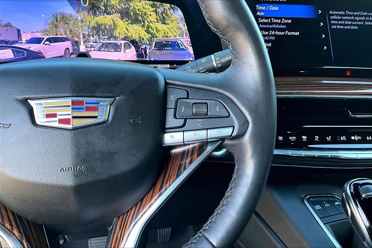 Used 2023 Crystal White Tricoat Cadillac RWD Premium Luxury image 25