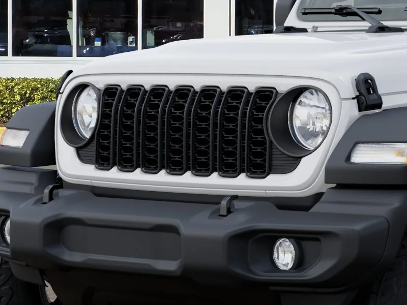 New 2026 Bright White Clear-Coat Exterior Paint Jeep Sport S image 41