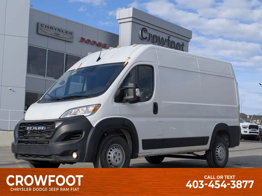Certified Used 2025 White RAM Tradesman - - FWD - 2500 High Roof 136 WB w/Pass Seat & More! image 1