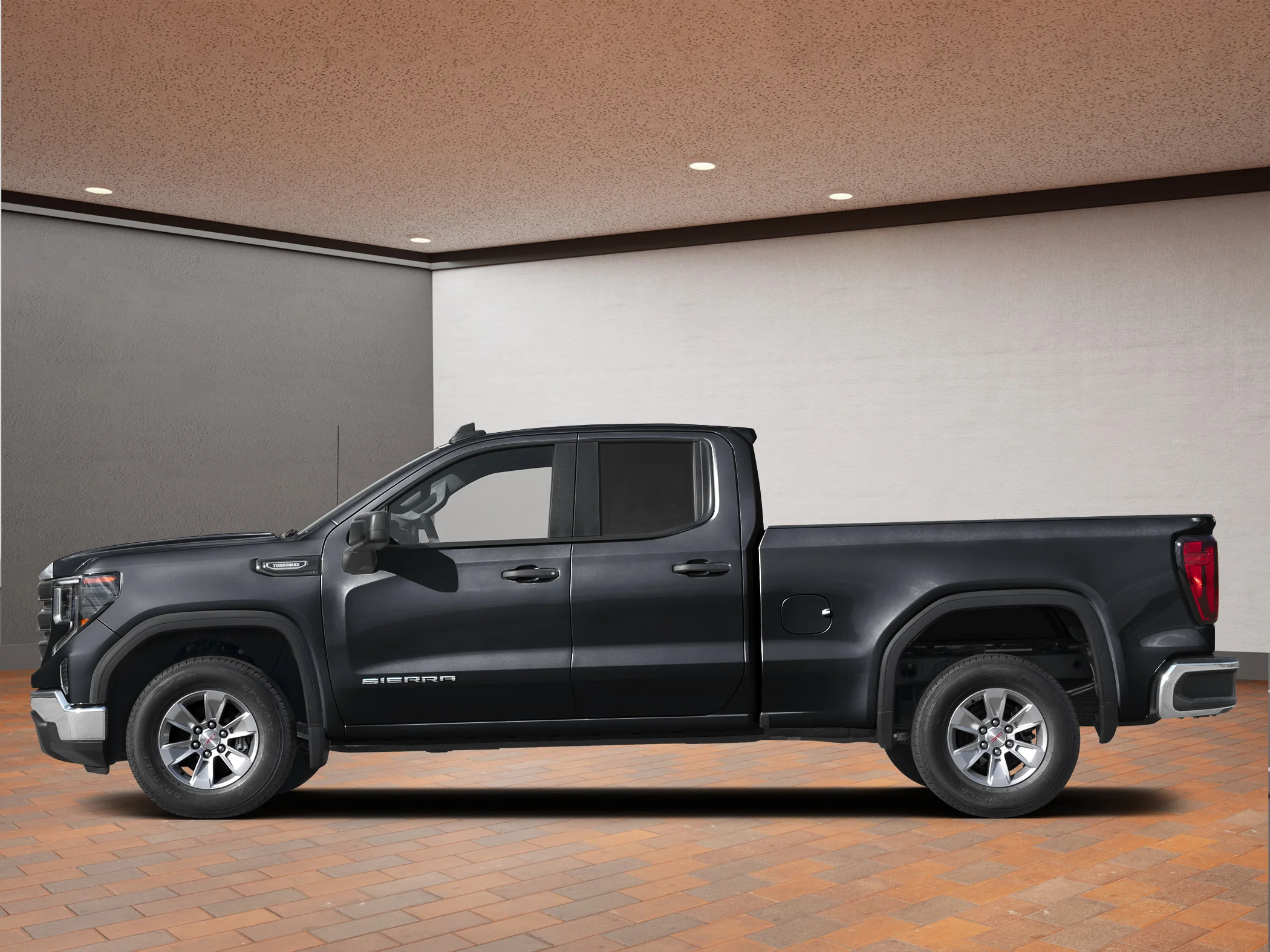 New 2026 Black GMC Crew Cab Short Box 4-Wheel Drive AT4 image 3