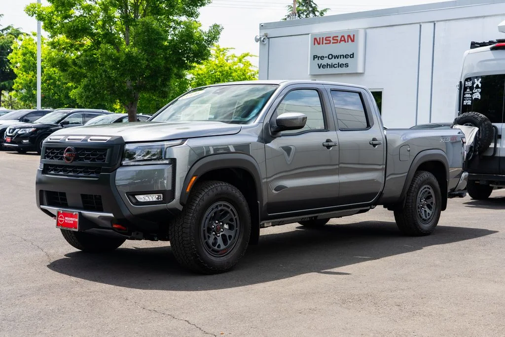 New 2026 Gun Metallic Nissan Crew Cab PRO-4X® Long Bed image 3