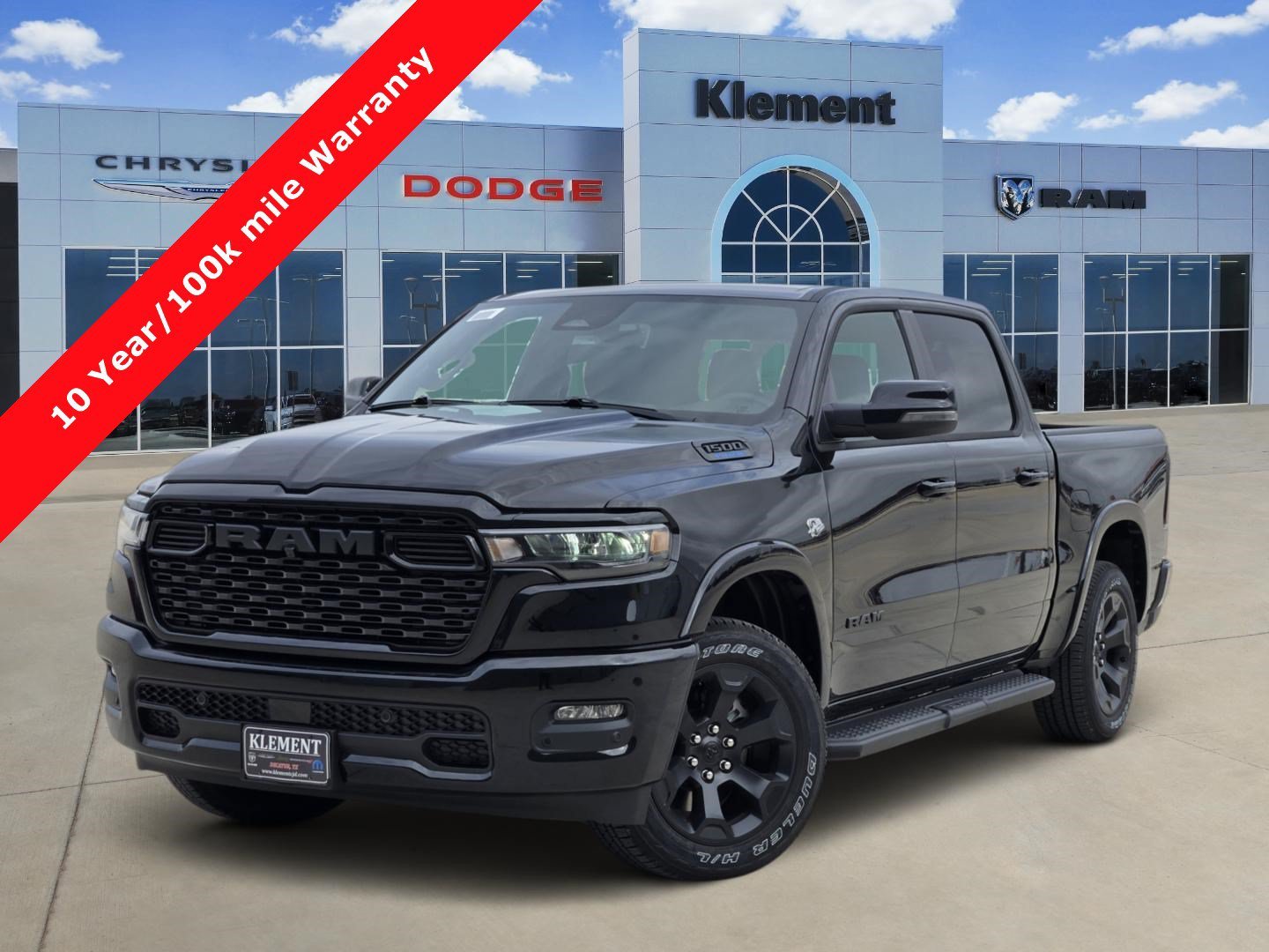 New 2026 Diamond Black Crystal Pearlcoat RAM Lone Star image 1