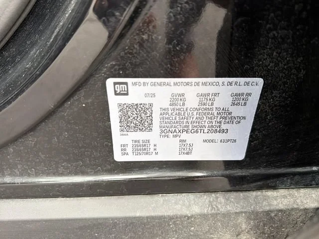Used 2026 Mosaic Black Metallic Chevrolet LT image 16