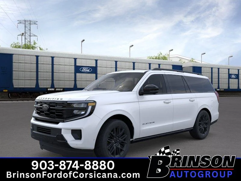 New 2026 Star White Metallic Tri-Coat Ford Platinum image 1