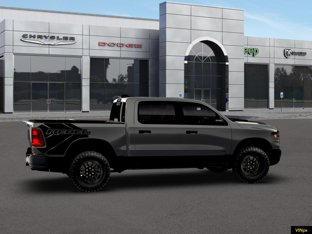 New 2026 Granite Crystal Metallic Clear-Coat Exterior Paint RAM Rebel image 14