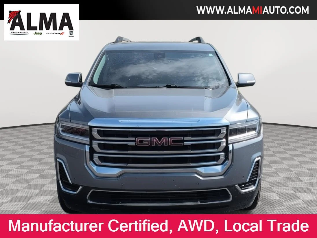 Certified Used 2021 Satin Steel Metallic GMC SLE image 2