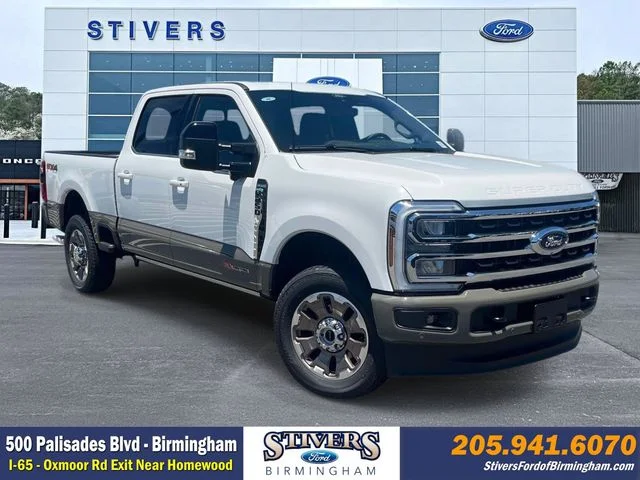 New 2026 Star White Metallic Tri-Coat Ford King Ranch image 1