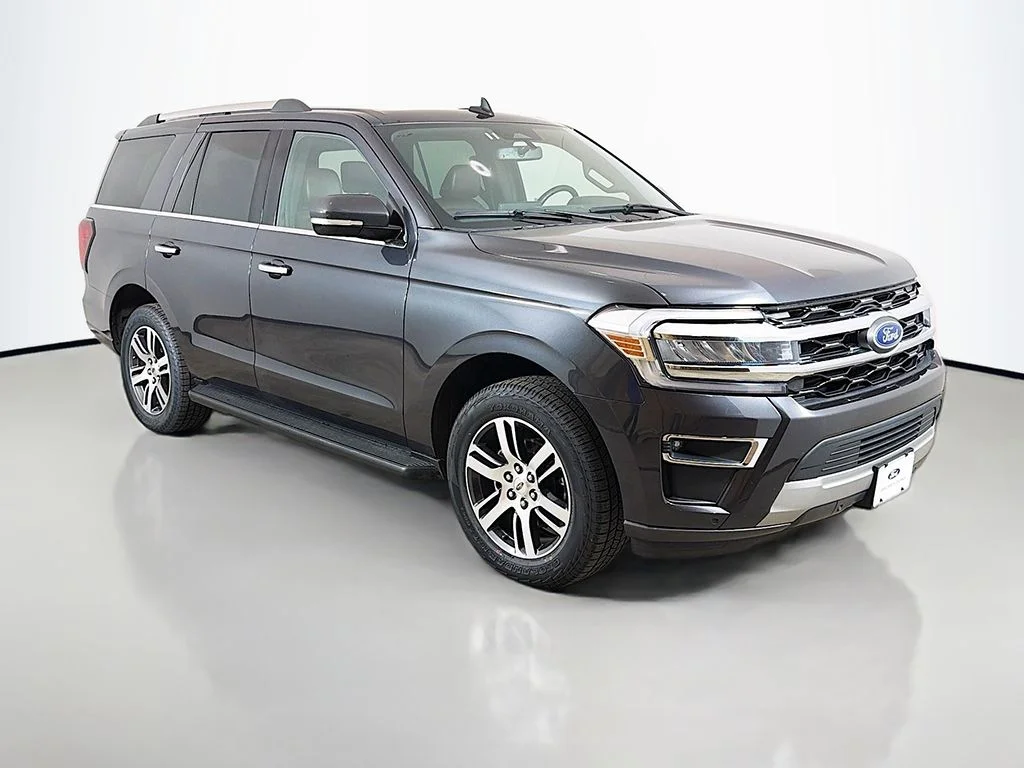 Used 2024 Dark Matter Gray Metallic Ford Limited image 48