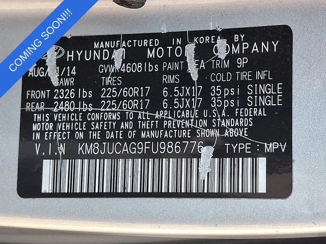 Used 2015 Silver Hyundai SE image 30