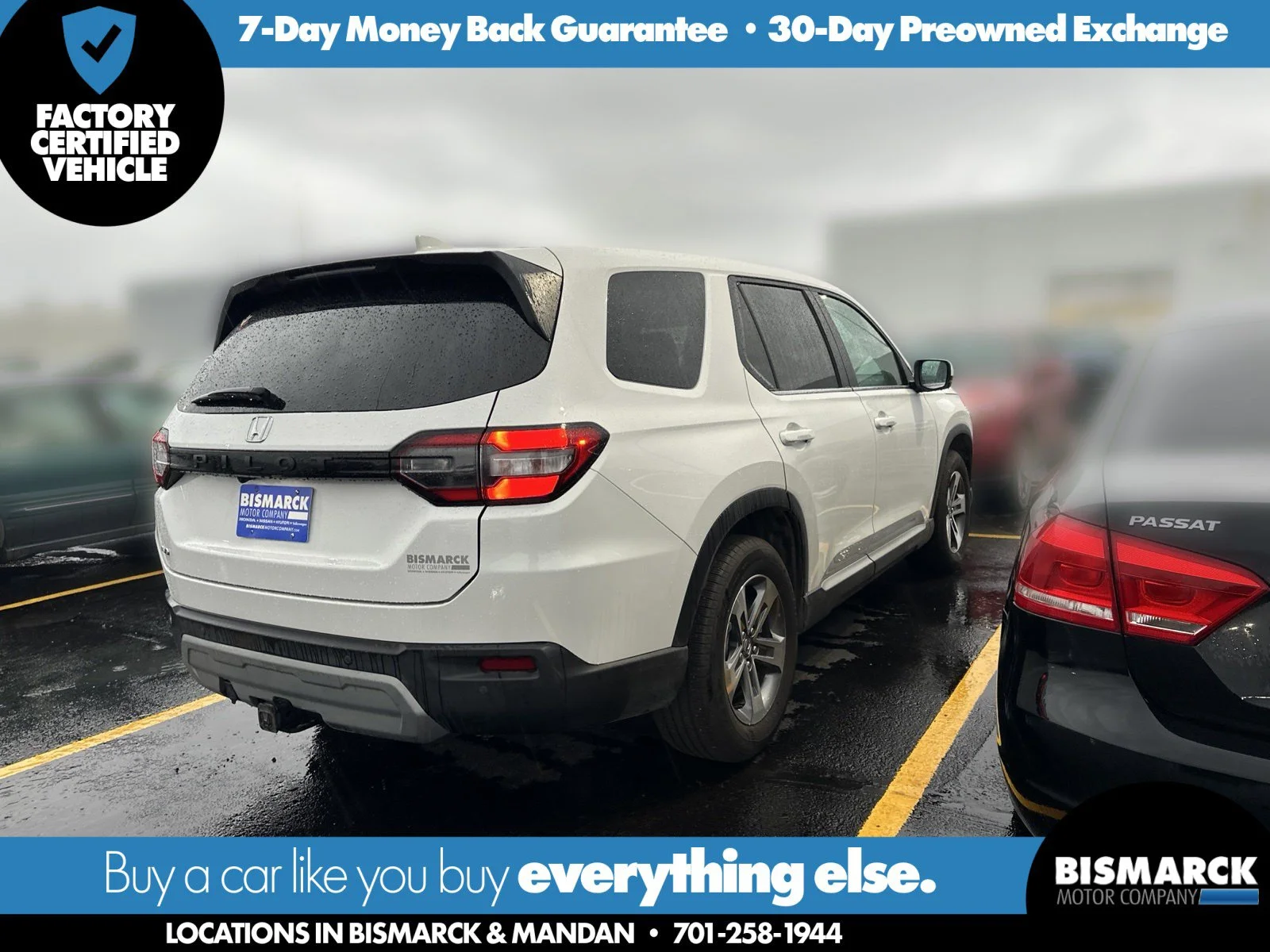 Certified Used 2025 Platinum White Pearl Honda AWD EX-L image 13