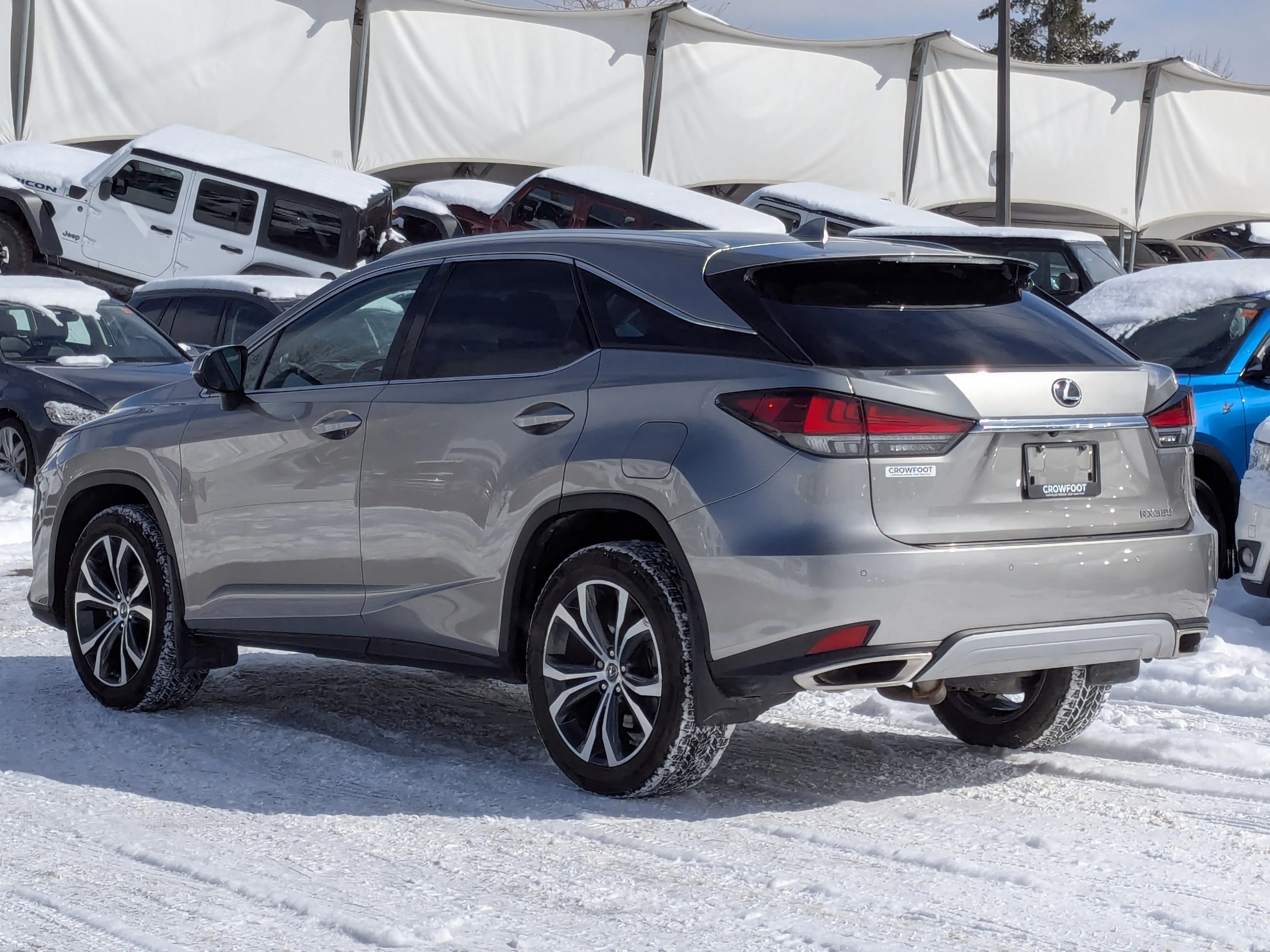 Used 2020 Silver Lexus RX 350 - 8 Touchscreen - Leather - Sunroof - image 6