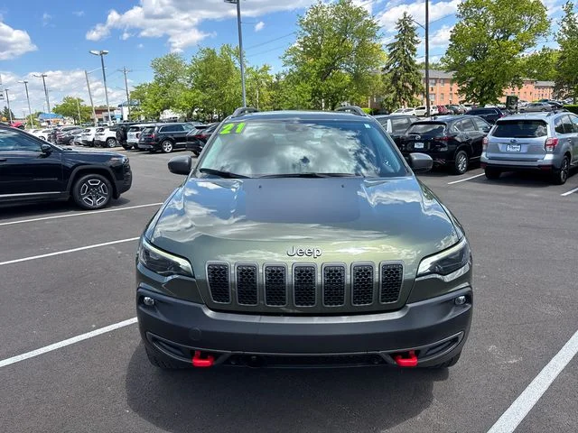 Used 2021 Green Jeep Trailhawk image 5