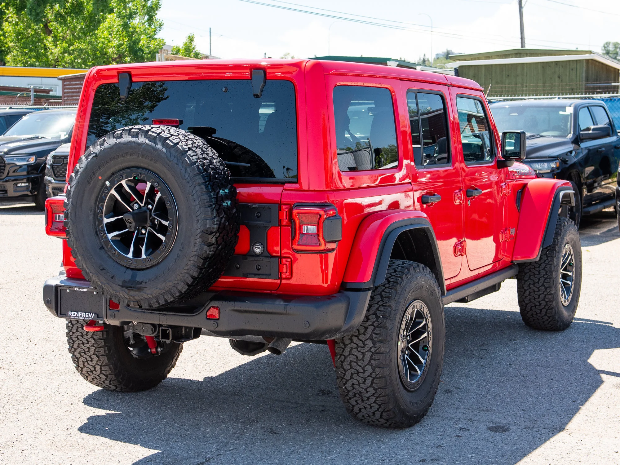 New 2026 Red Jeep Rubicon X*, 35 Inch Tires, Steel Bumpers, Nappa Leather image 5