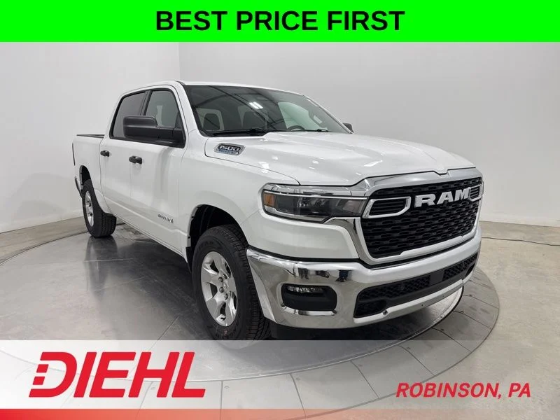 New 2026 Bright White Clear-Coat Exterior Paint RAM Big Horn/Lone Star image 1