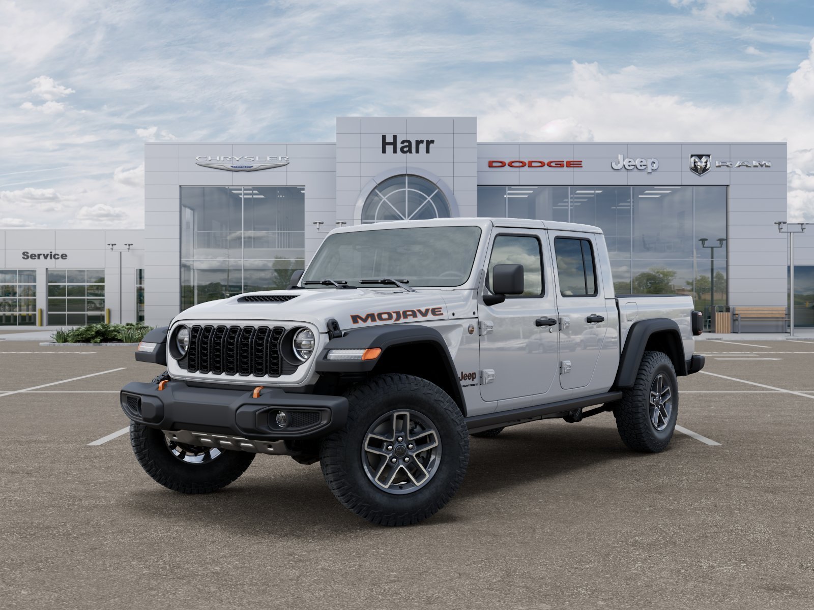 New 2026 Bright White Clear-Coat Exterior Paint Jeep Mojave image 59