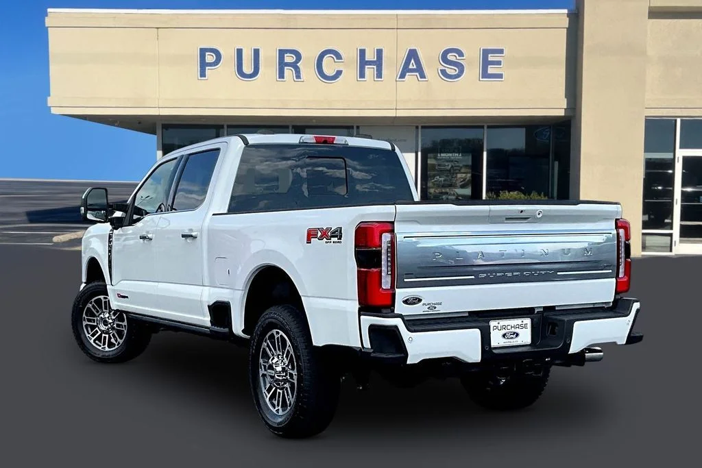 New 2026 Star White Metallic Tri-Coat Ford F-350® Platinum® image 3