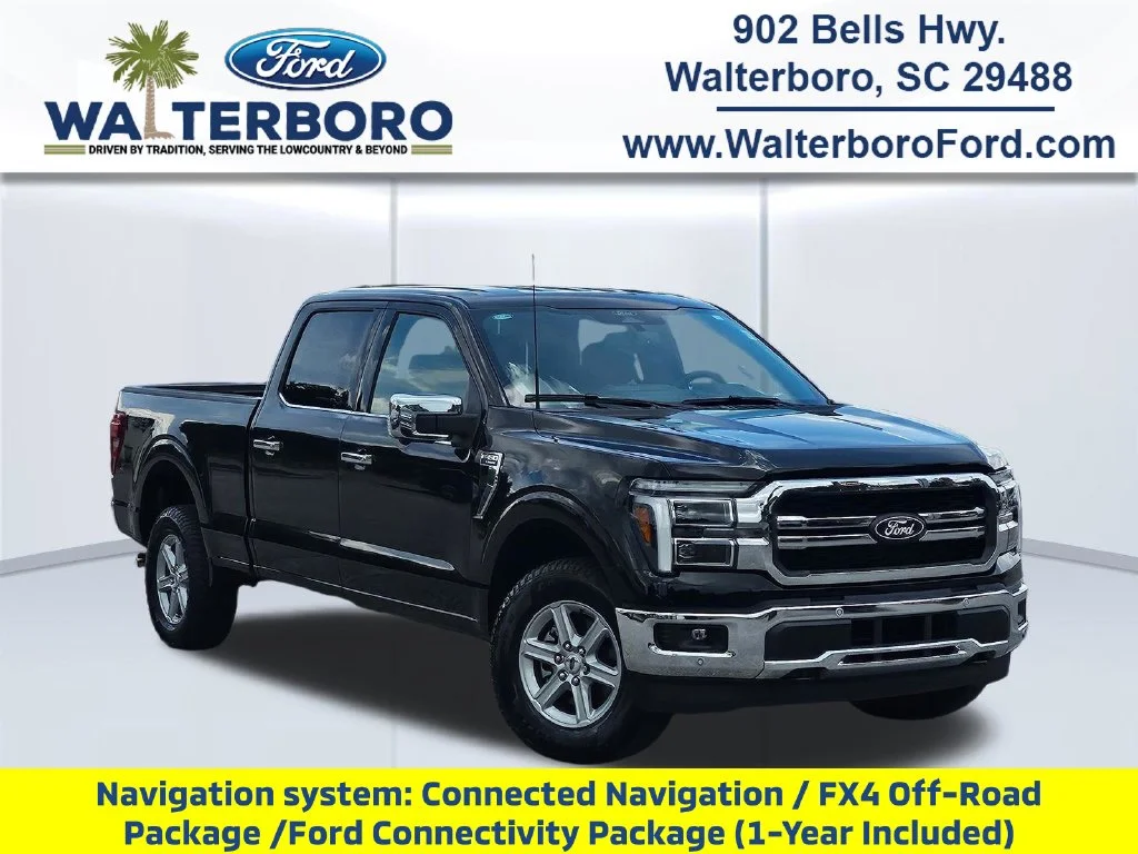 New 2026 Agate Black Metallic Ford Lariat® image 1