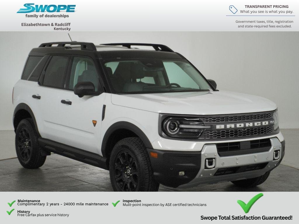 Used 2025 OXFORD WHITE Ford Badlands image 1