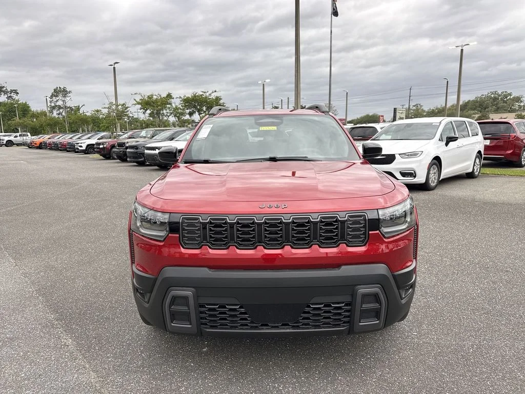 New 2026 Red Hot Pearl-Coat Exterior Paint Jeep Laredo image 8