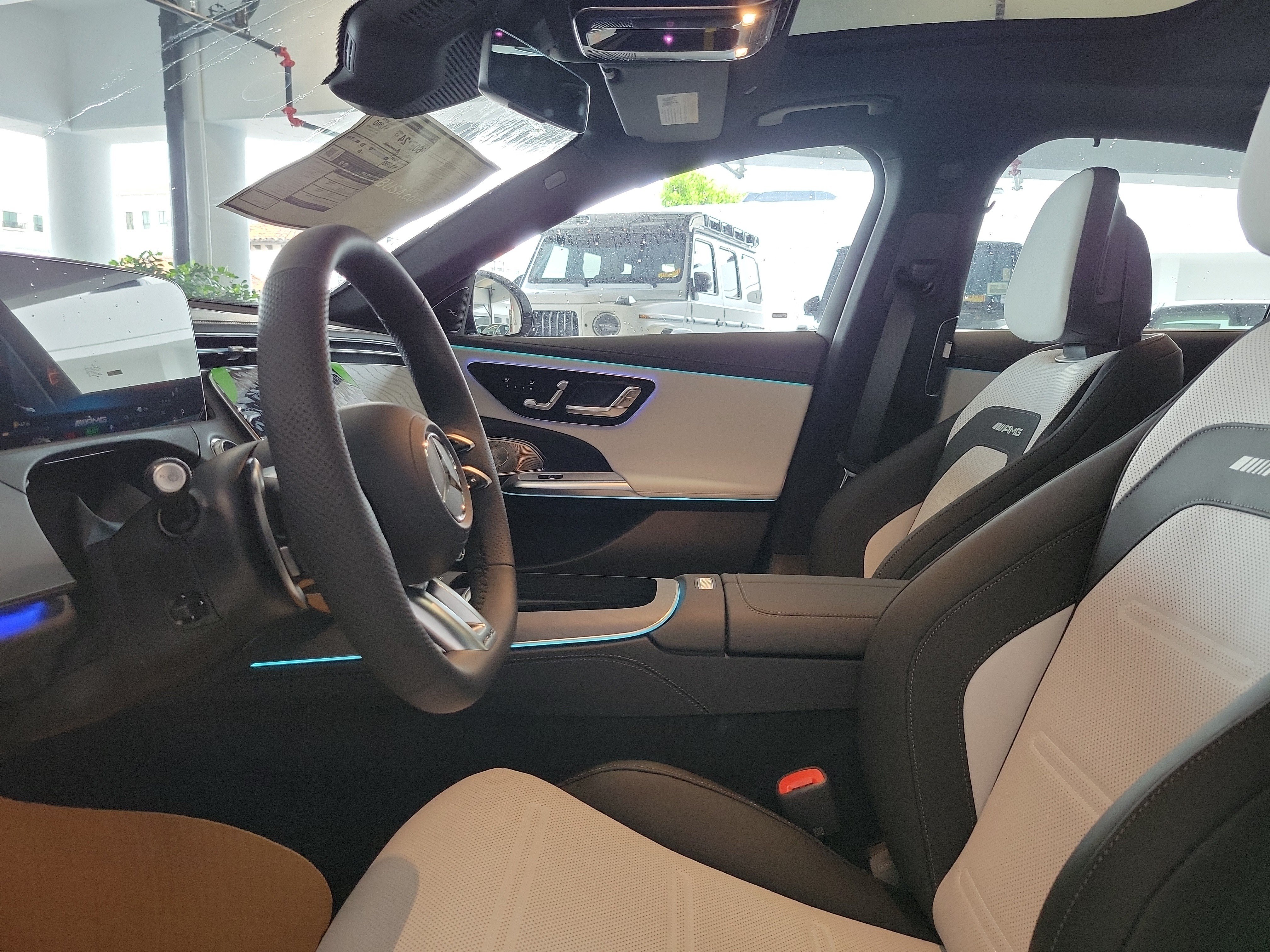 New 2027 MANUFAKTUR Moonlight White Magno Mercedes-Benz AMG® E 53 E 4MATIC+ Sedan image 47