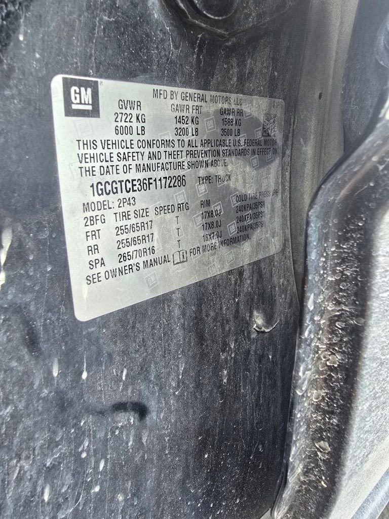 2015 Chevrolet Colorado Z71