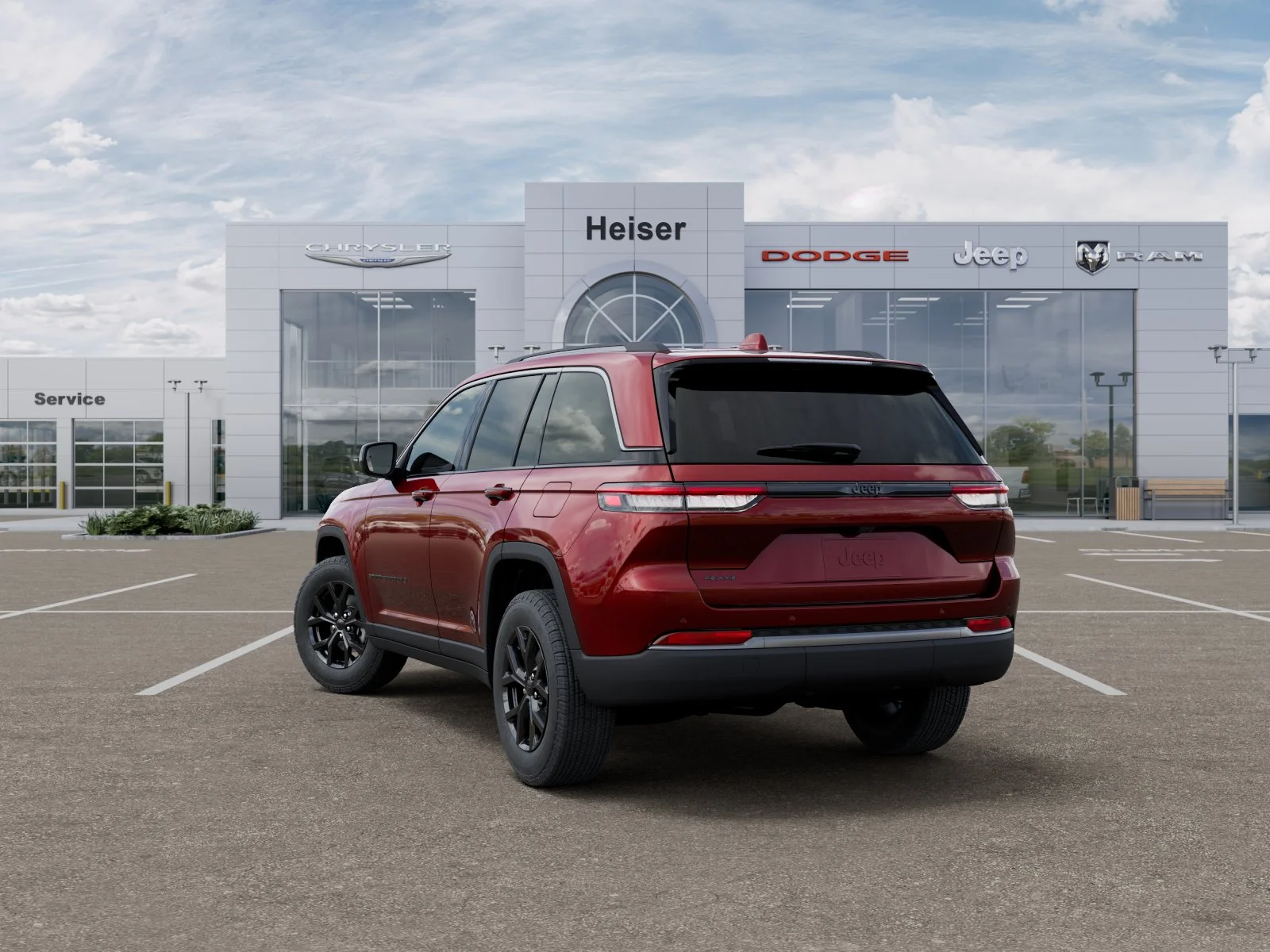 New 2026 Velvet Red Pearl-Coat Exterior Paint Jeep Altitude image 29