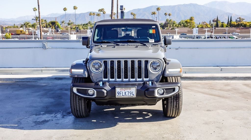 Used 2023 Gray Clearcoat Jeep Sahara 4xe image 3