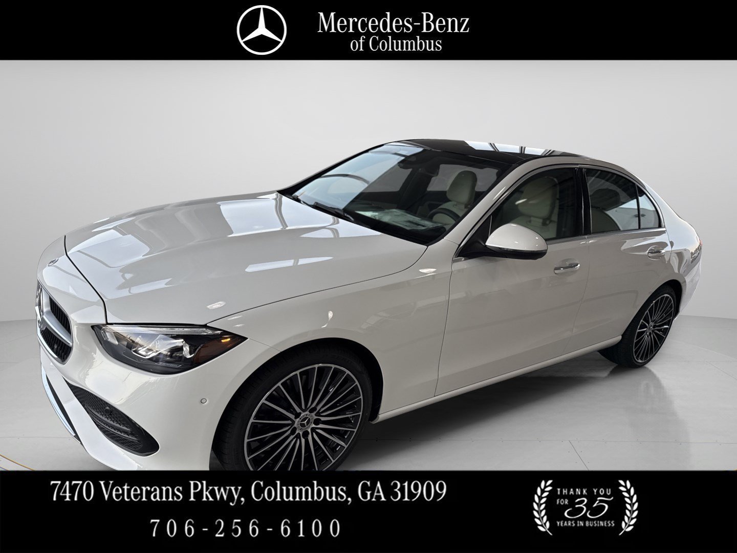 Certified Used 2026 Polar White Mercedes-Benz C 300 image 1