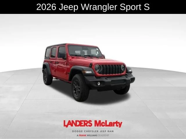 New 2026 Firecracker Red Clear-Coat Exterior Paint Jeep Sport S image 2