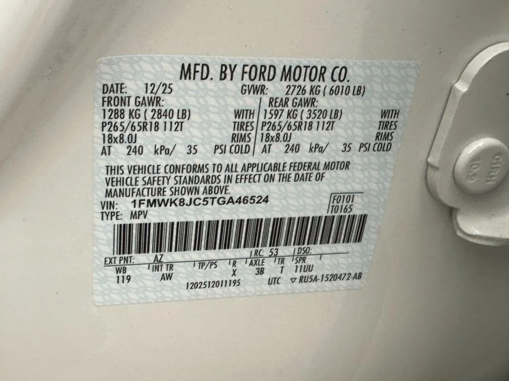 New 2026 Star White Metallic Tri-Coat Ford Tremor® image 16