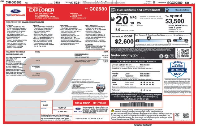 Certified Used 2025 Vapor Blue Ford ST image 44