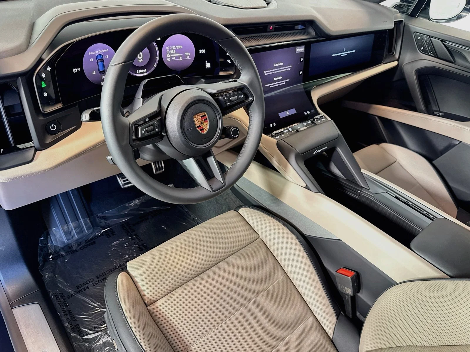 New 2026 Algarve Blue Metallic Porsche Electric image 4