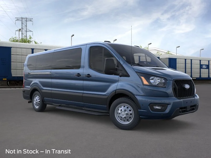 New 2026 Blue Metallic Ford Passenger Van XL image 7