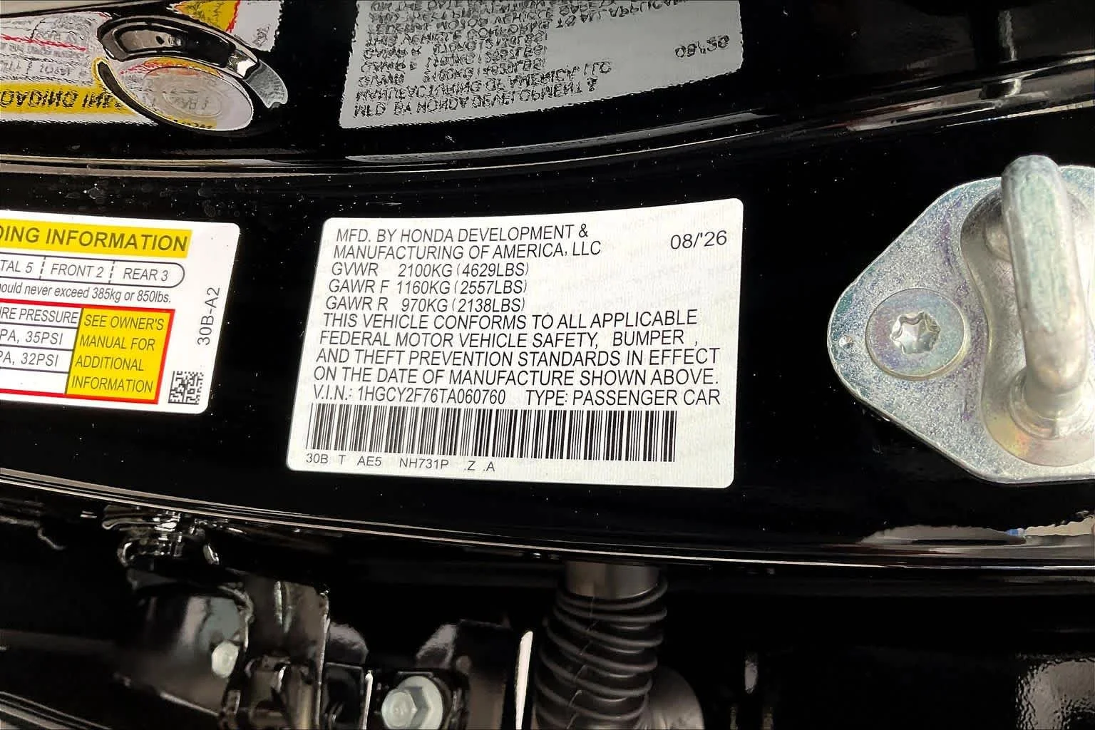 New 2026 Crystal Black Pearl Honda Sport-L image 19