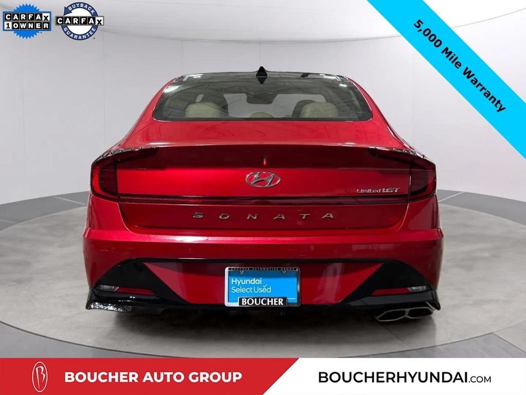 Certified Used 2020 Calypso Red Hyundai Limited image 4