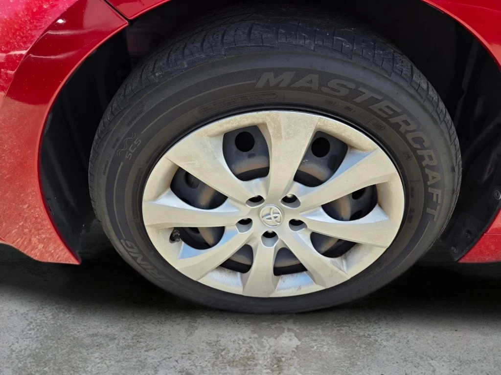 Used 2021 Barcelona Red Metallic Toyota LE image 20