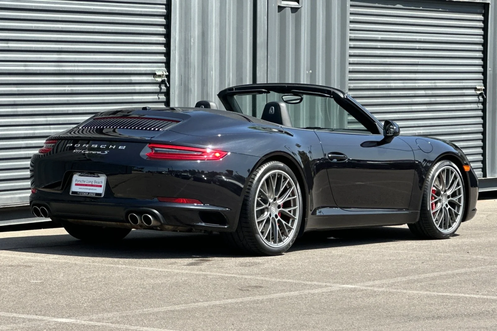 Certified Used 2017 Jet Black Metallic Porsche Carrera S Cabriolet image 8