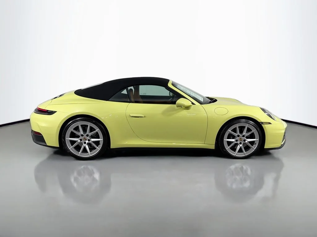 Used 2025 Yellow Porsche Carrera image 4