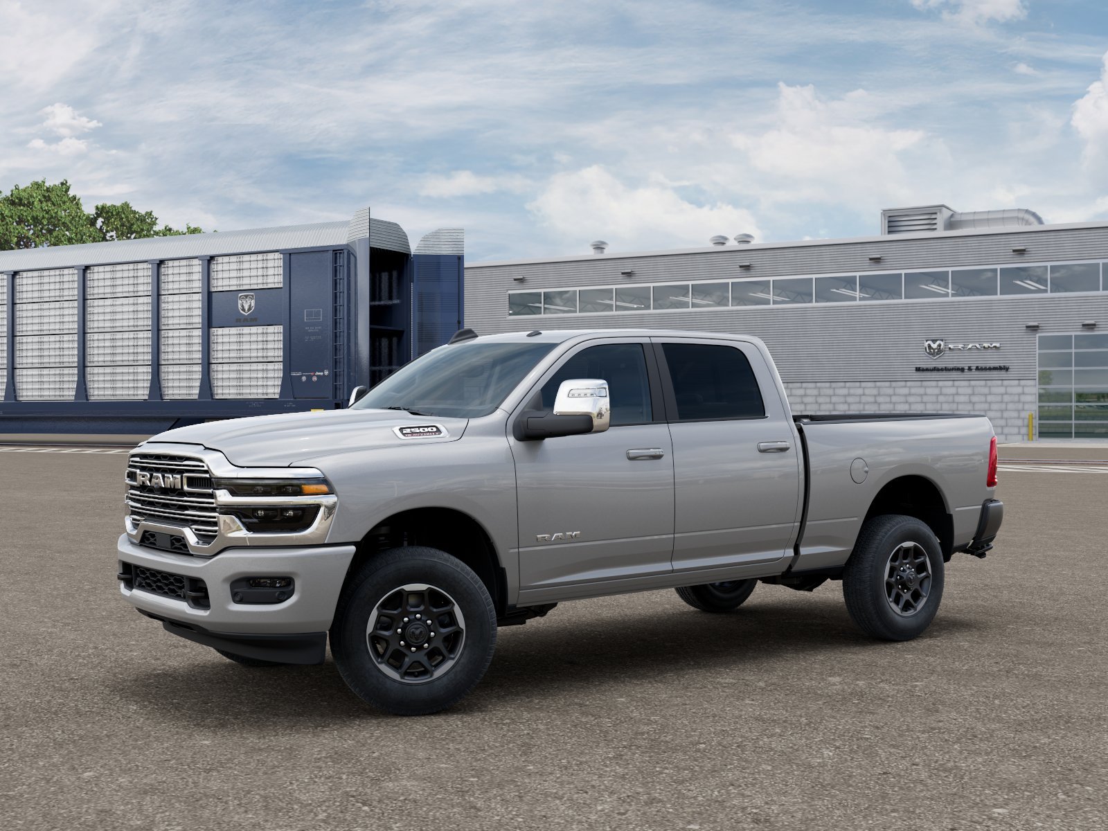 New 2026 Silver-Zynith Exterior Paint RAM Laramie image 2