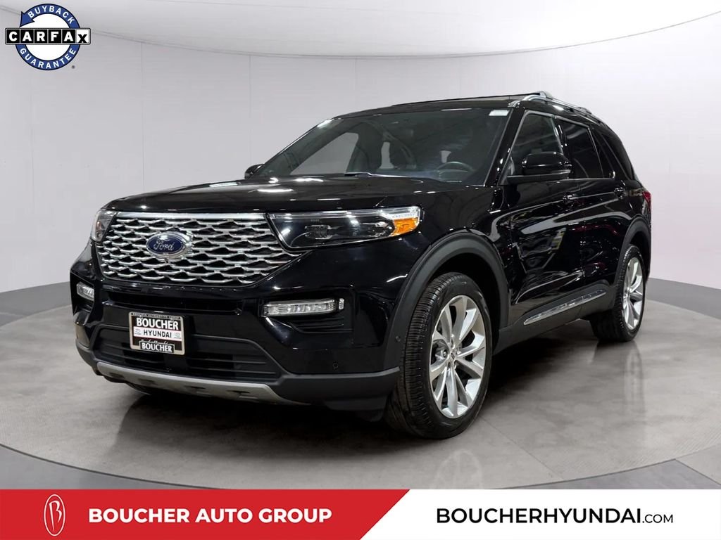 Used 2021 Black Metallic Ford Platinum image 7