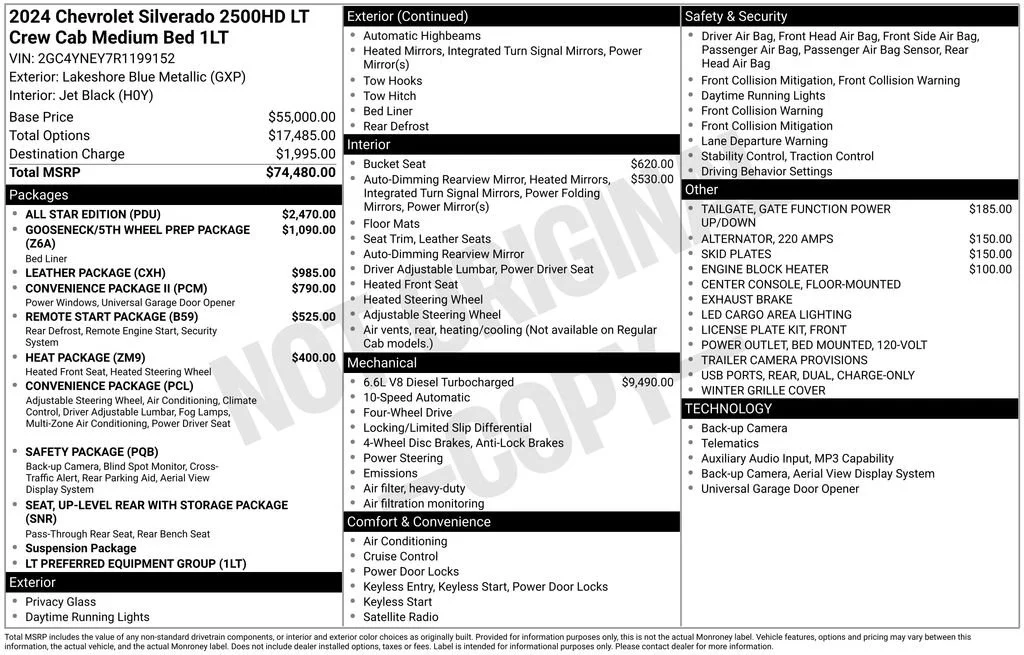 Certified Used 2024 Lakeshore Blue Metallic Chevrolet LT image 3
