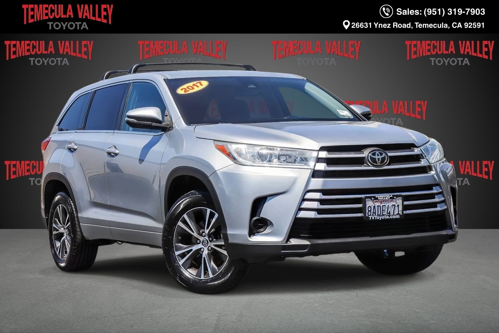 Used 2017 Celestial Silver Metallic Toyota LE image 1