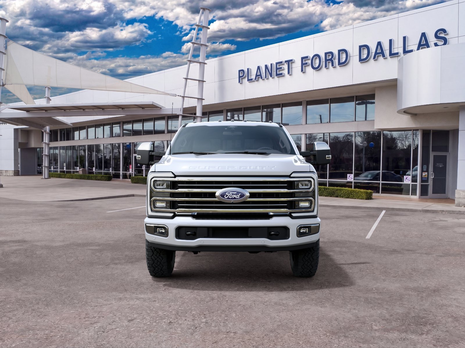 New 2027 Star White Ford F-250 Platinum image 3