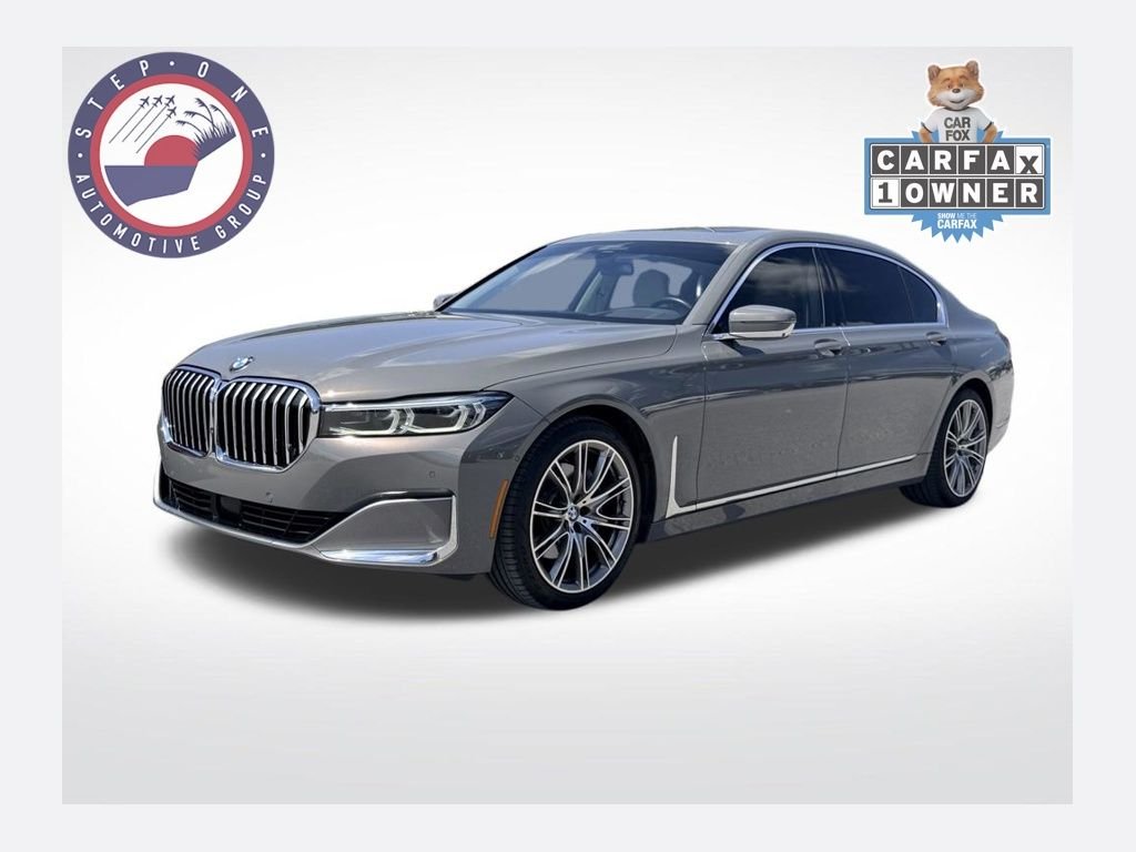 Used 2021 Gray BMW 740i image 1