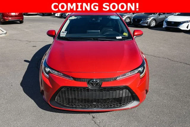 Used 2021 Red Toyota LE image 8