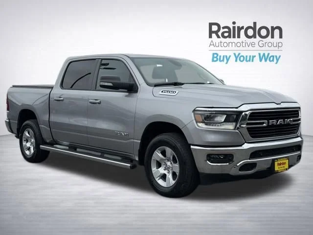 Used 2021 Billet Silver Metallic Clearcoat Ram Big Horn image 1